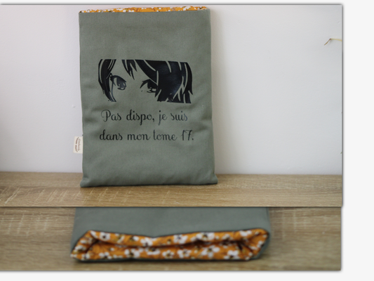 Pochette à livre manga