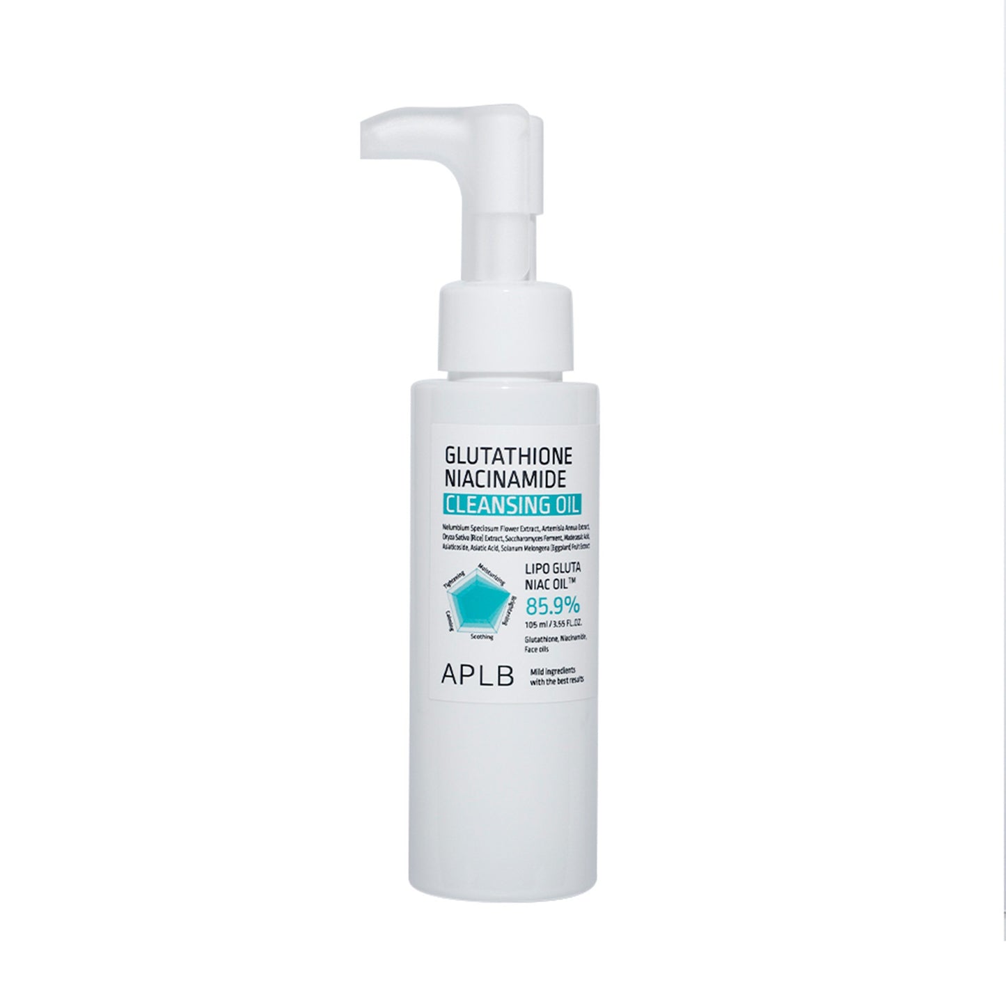 Huile nettoyante au glutathion et à la niacinamide