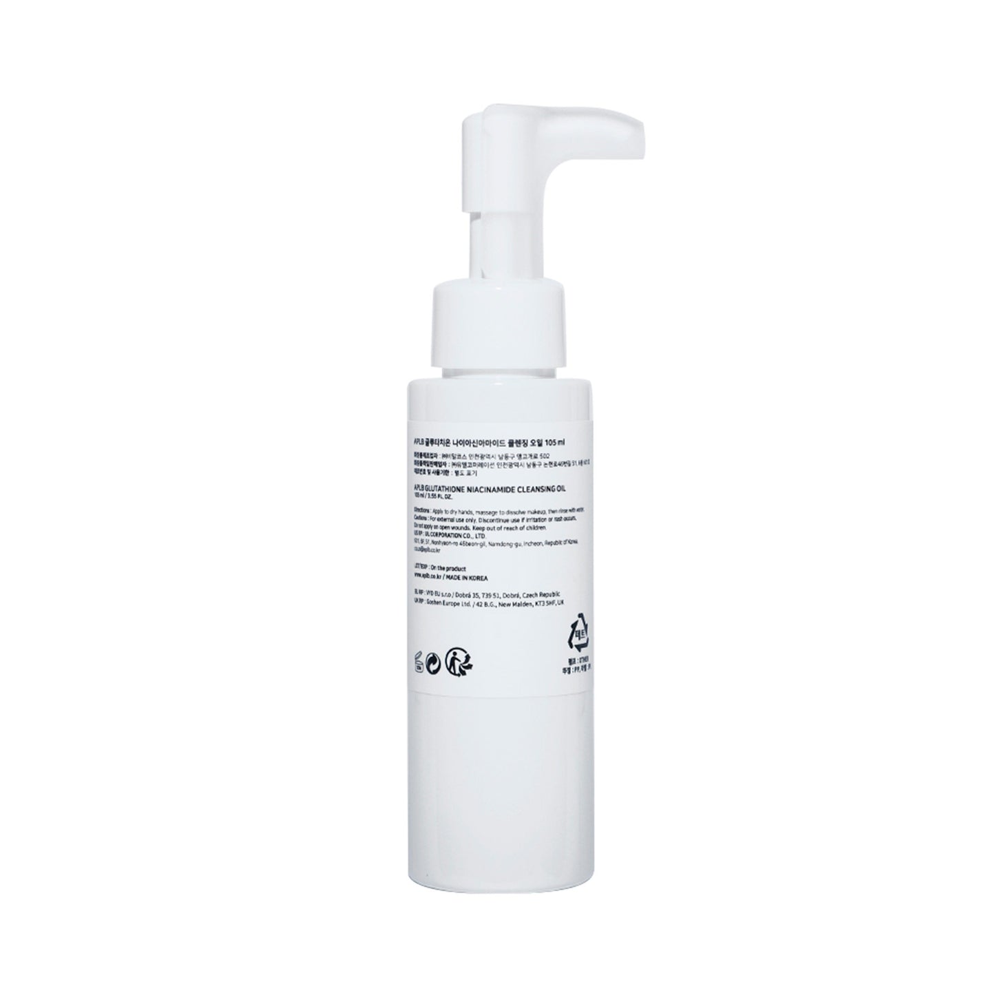 Huile nettoyante au glutathion et à la niacinamide