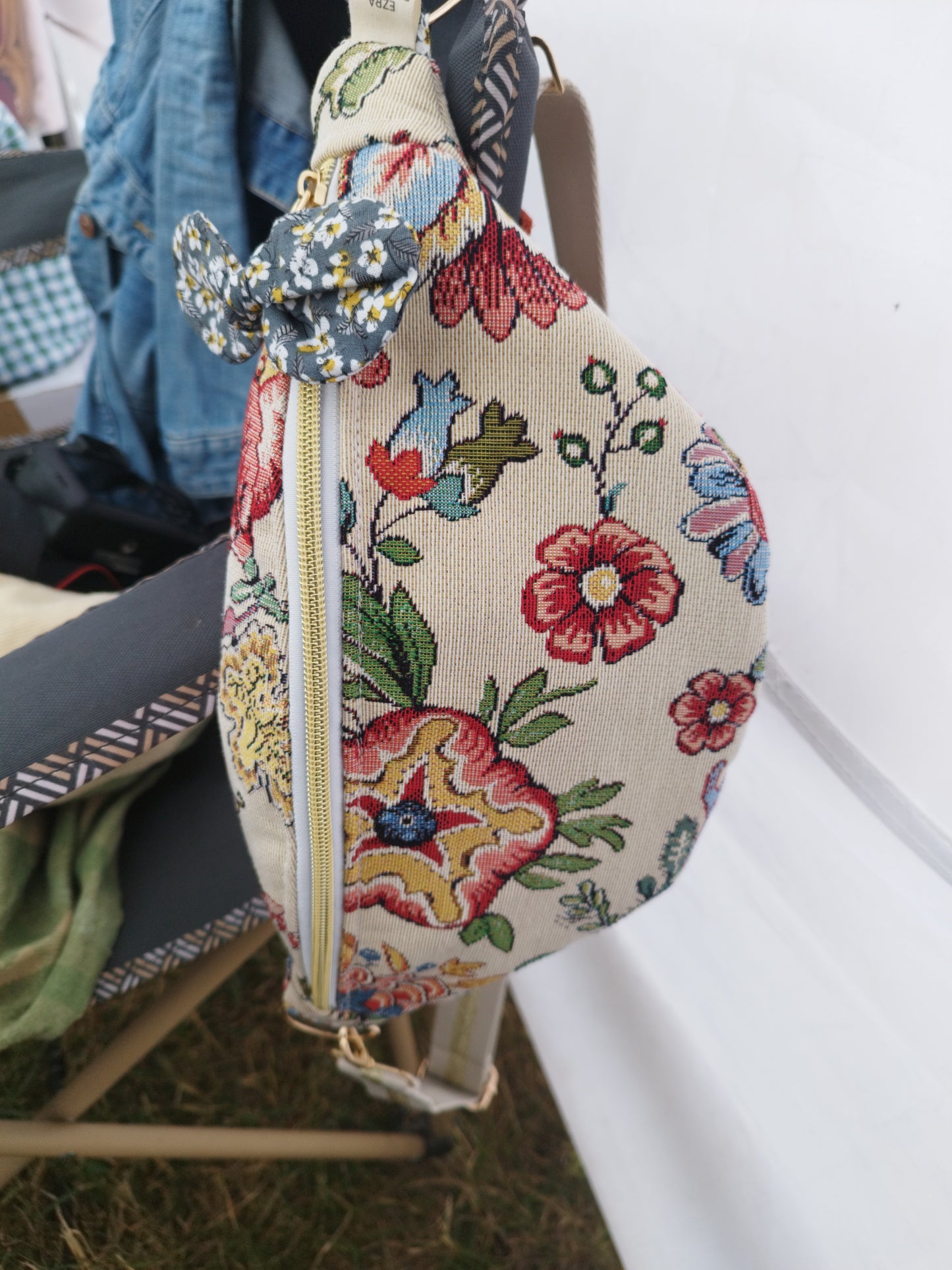 Sac Banane en tissu jacquard