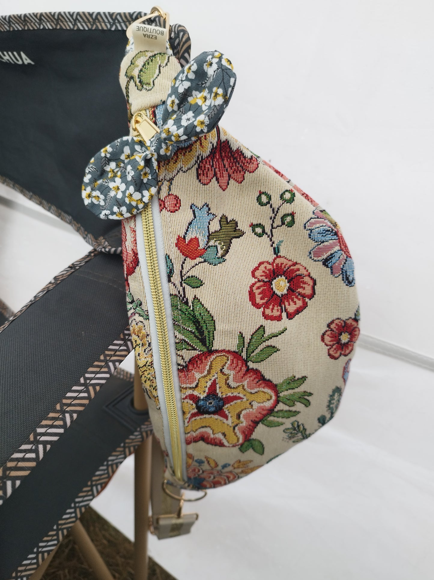 Sac Banane en tissu jacquard