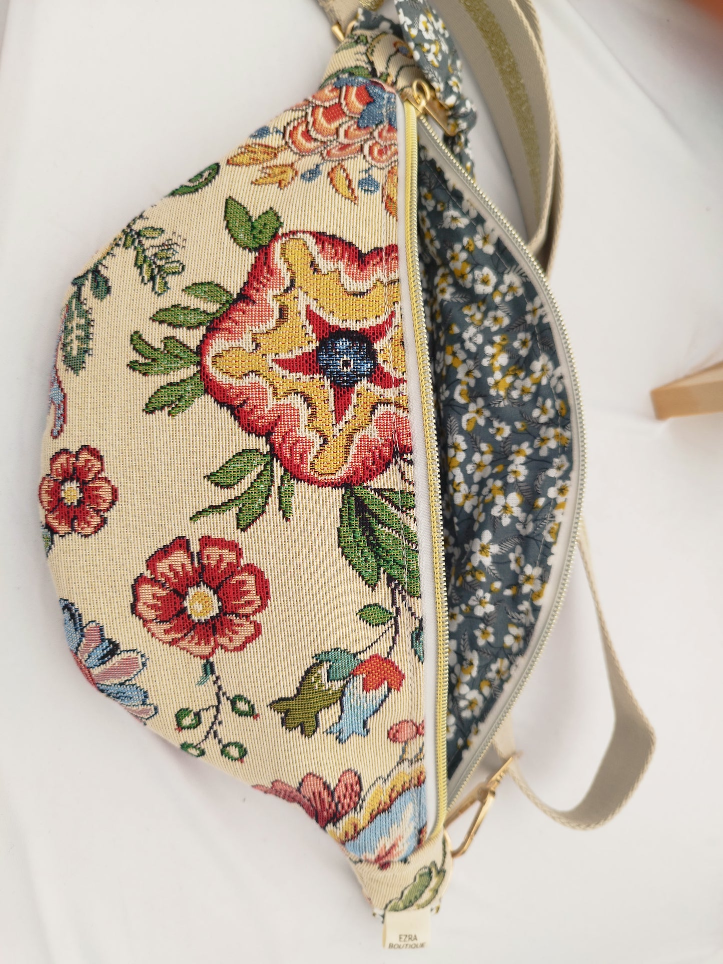 Sac Banane en tissu jacquard
