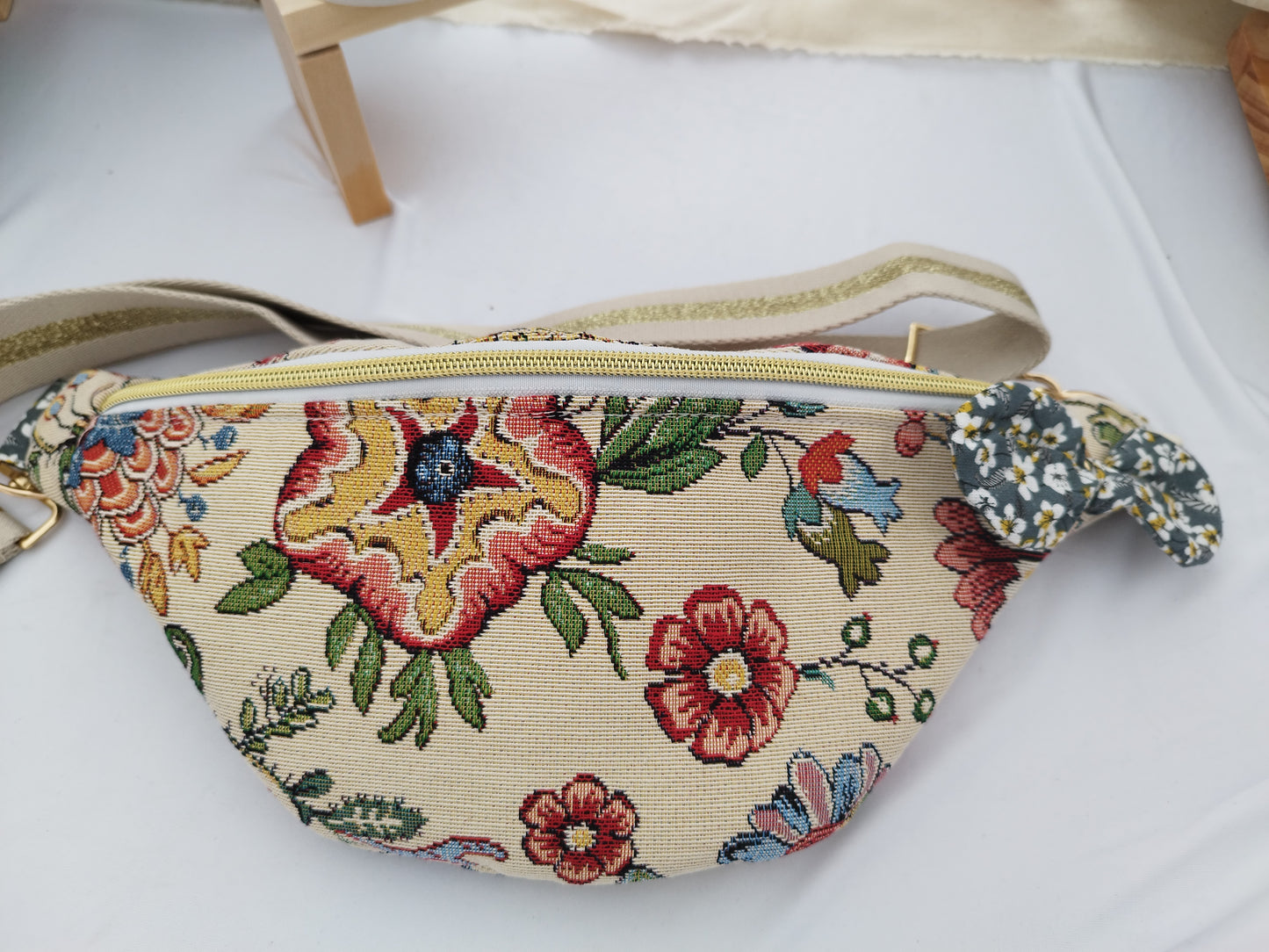 Sac Banane en tissu jacquard